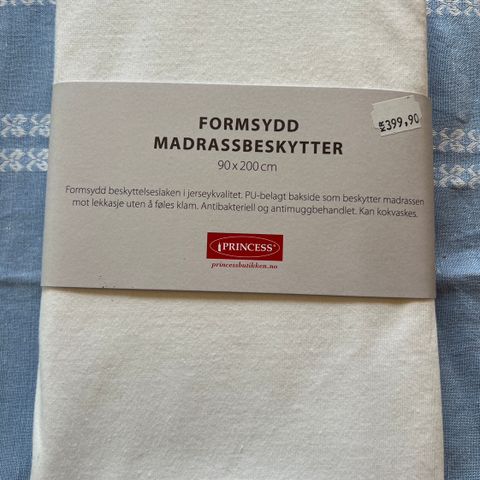 Formsydd madrassbeskytter 90 x 200 cm ( Nytt!)