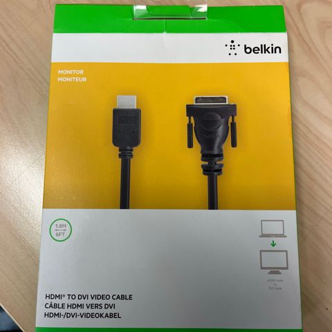 HDMI to DVI video cable Belkin
