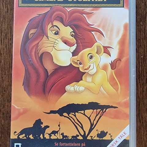 Løvenes Konge II: Simbas Stolthet (1998) VHS Film