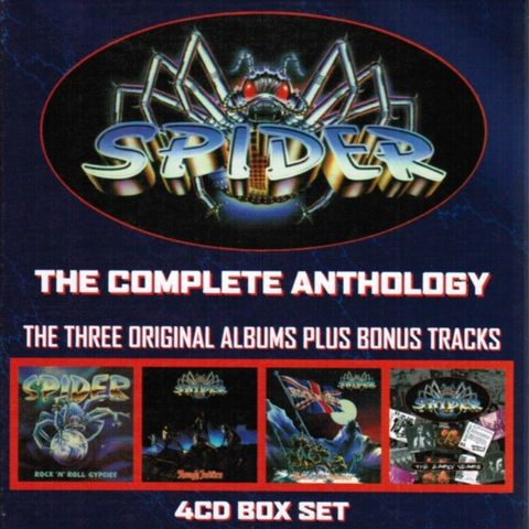 Spider:The complete anthology(4 cd).Ønskes kjøpt.