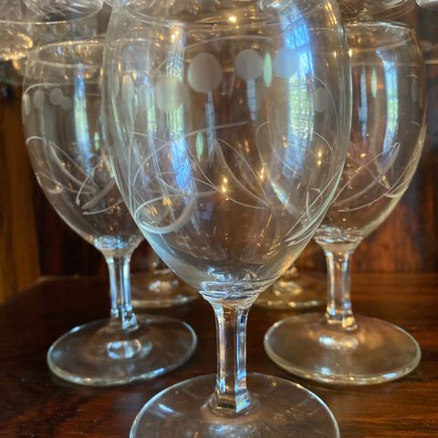 Krystall vinglass/sherry glass Magnor?