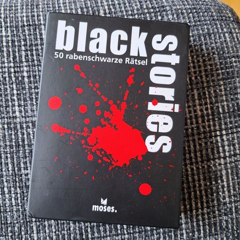 Tyske kortspill "Black stories"