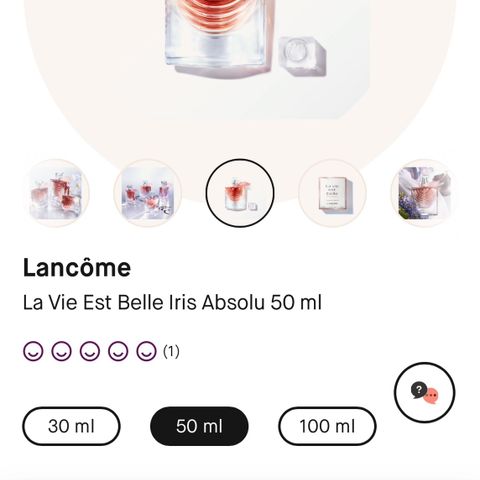 Lancôme la vie est belle iris absolu