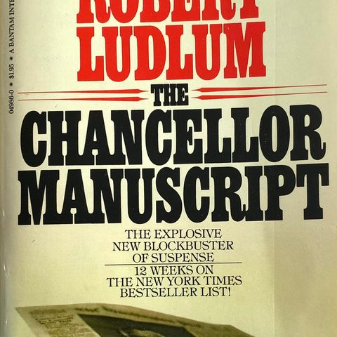 Robert Ludlum: "The Chancellor Manuscript". Engelsk. Paperback