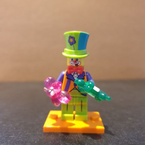 LEGO minifigute Party Clown fra Serie 18