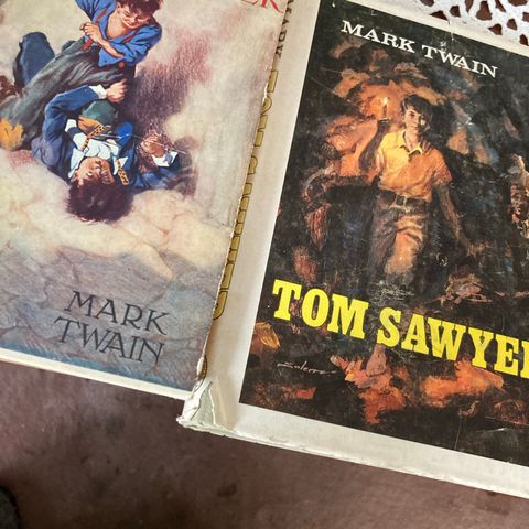 Tom Sawyer.    Mark Twain.  Klassiske guttebøker