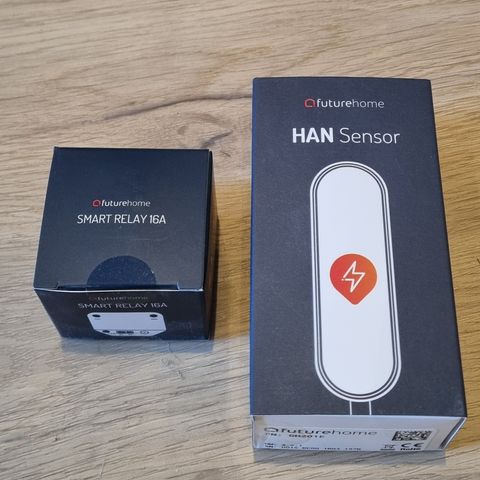 Futurhome HAN Sensor og Smart relay 16A