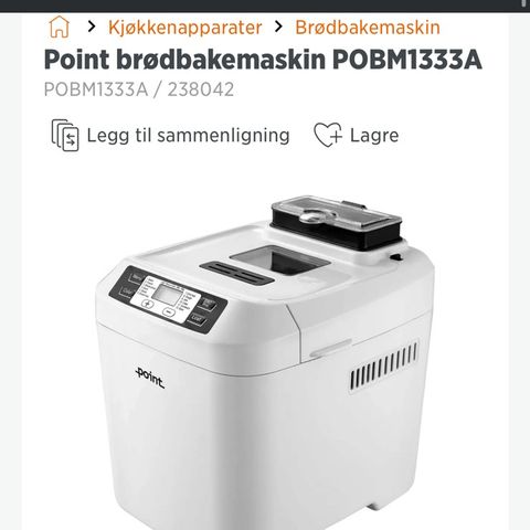 Brødbakemaskin