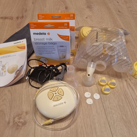 Medela Swing elektrisk pumpe med ekstrautstyr