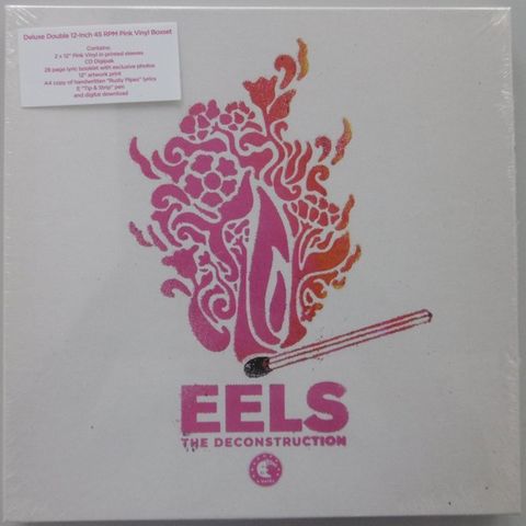 Eels - "The Deconstruction" forseglet box med 2 x rosa gj.siktig LP, CD og penn