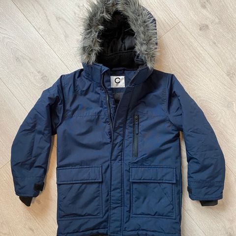 Vinterjakke/parkas str 128