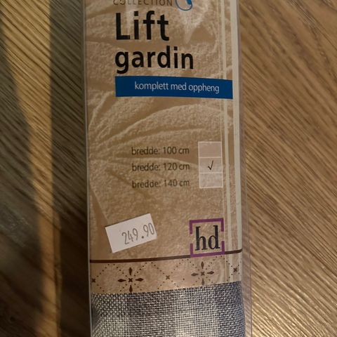 Lift gardin