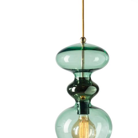 Futura Pendant lamp M Forest green