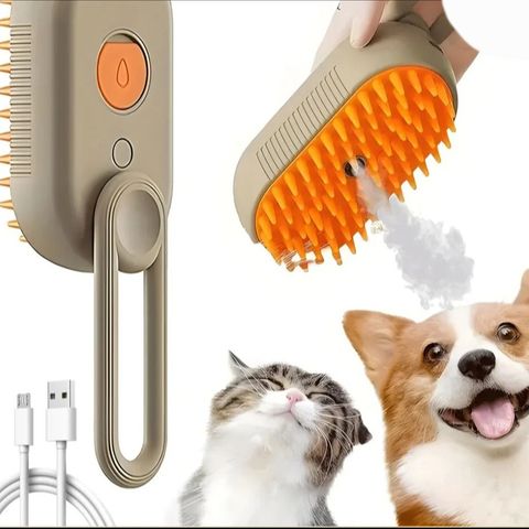 Cat Dog Steam Brush