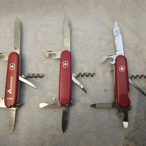 3 stk Victorinox selges billig.