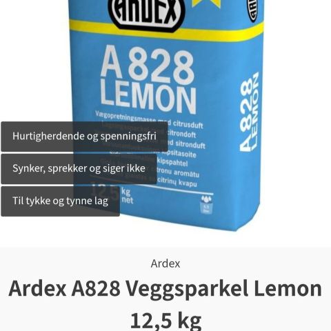 Ardex A 828 LEMON 12.5kg