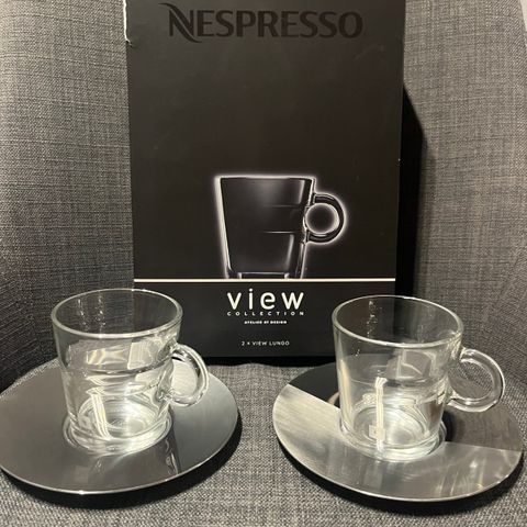 2 stk VIEW Nespresso espressokopper