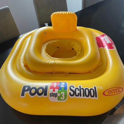 Badering/babyring- 1-2 år - Intex Deluxe Baby Float Pool School