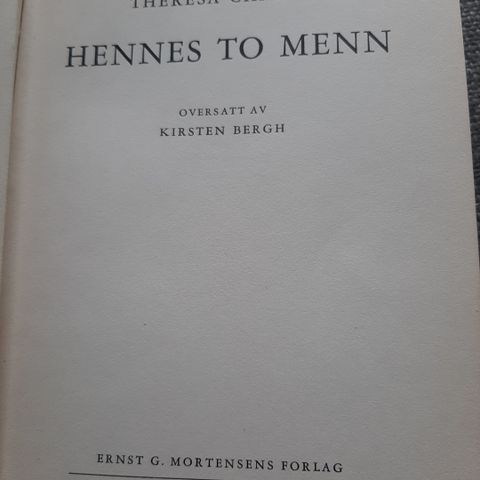 Hennes to menn.