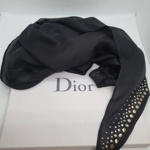 Christian Dior 100% silke tørkle/sjal