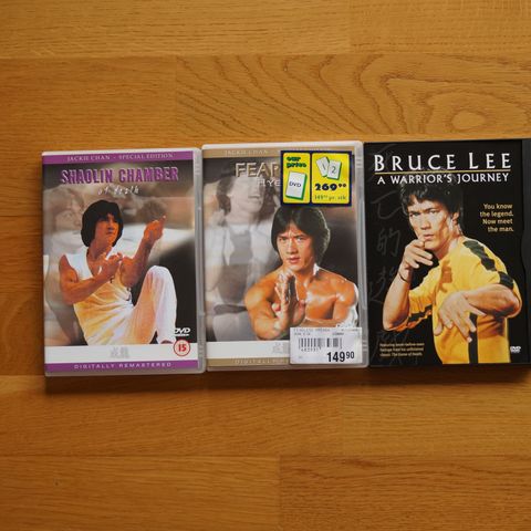 Bruce Lee og Jackie Chan film klassikere - DVD