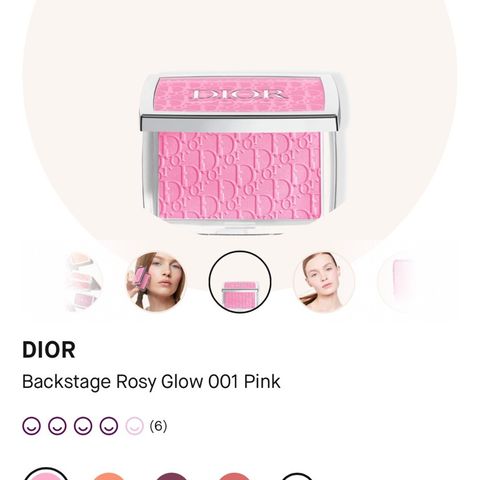 dior rosy glow blush 001