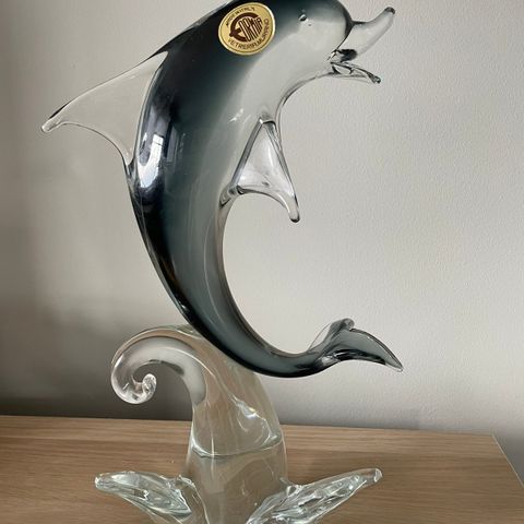 Glasskunst Murano delfin