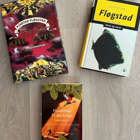 3 bøker av Kjartan Fløgstad