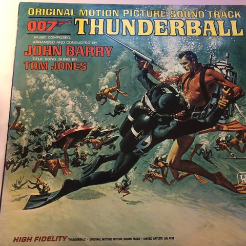 James Bond Thunderball LP