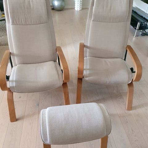 Ekornes stoler.