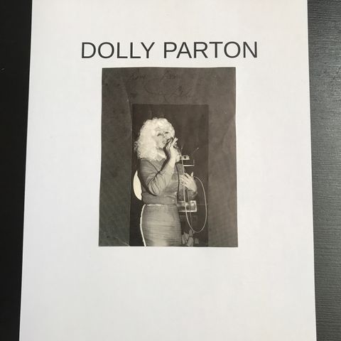 Autograf - DOLLY PARTON