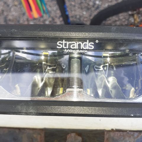 Strands led-fjernlys til bil (10* Led 12 V 100 W, 5* Led 12 V 2,4 W)