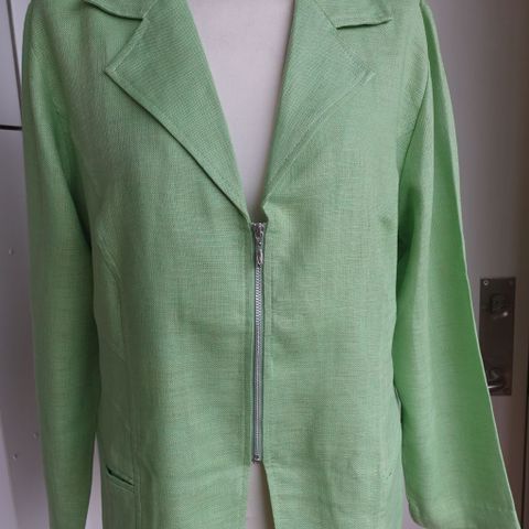 Dame jakke, merke sol design, størrelse 40, 50% lin, 50% bomull