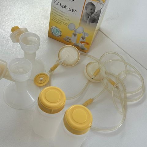 Medela dobbelt pumpesett.