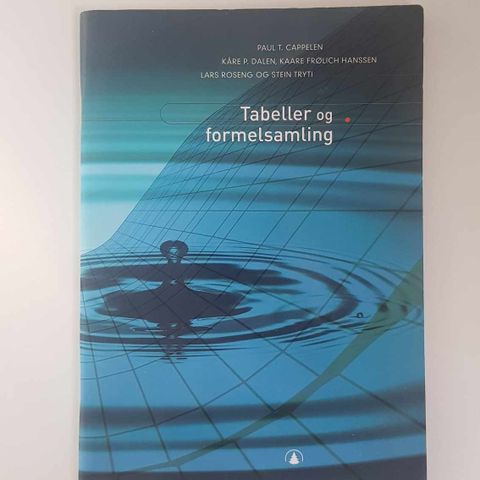 Tabeller og formelsamling for ingeniørhøyskolen