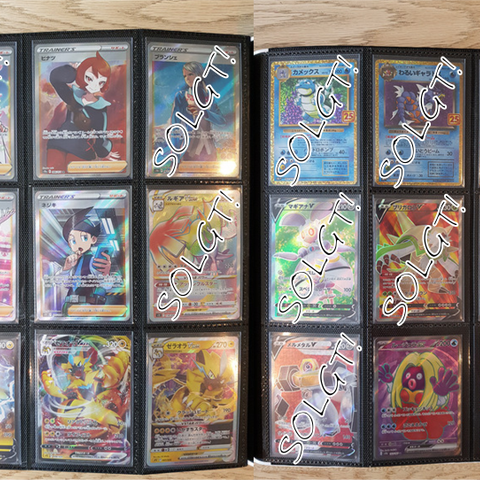 Pokémon TCG - Japanske Full Arts, Rainbow m.m. (nedsatt pris!)