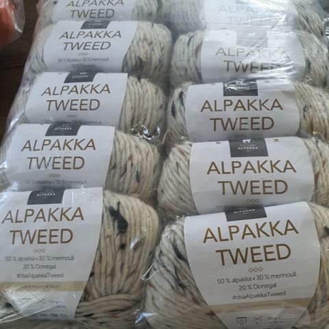 Alpakka Tweed - 113 Natur - Garnpakke