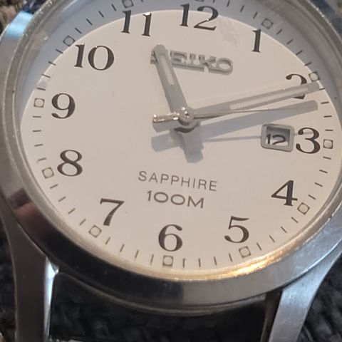 Seiko sapphire klokke