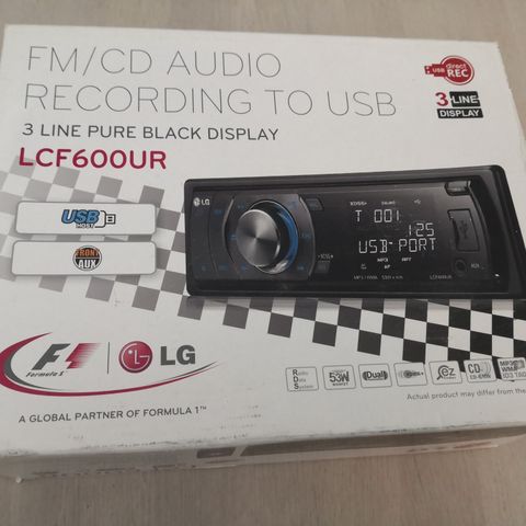 Bilstereo FM/CD Audio til USB LCF600UR