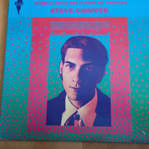 Steve Cropper album 1969 + billett m/autograf. 300,- + porto