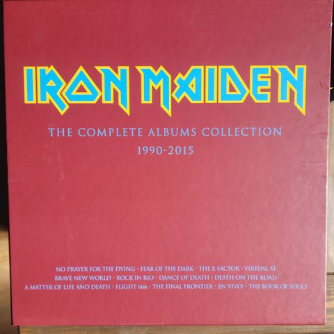 Iron Maiden Vinyl  Boks 1990-2015 + DVD
