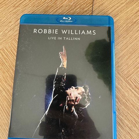 Robbie Williams Live in Tallinn Blu Ray Uåpnet