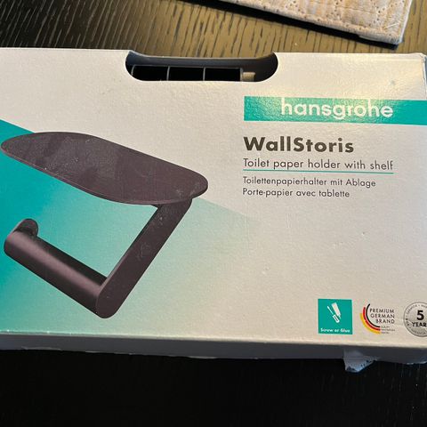 Hansgrohe toalettpapir holder