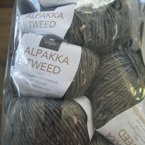 Alpakka Tweed Ullblanding 103 - Garnpakke