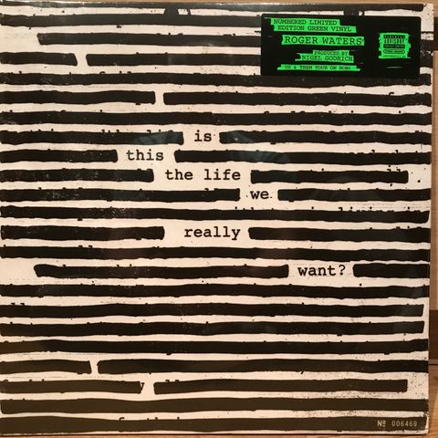 Roger Waters - "Is this the life you really want" - limitert grønn vinyl (2LP)