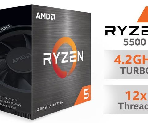 AMD Ryzen 5 5500 3.6 Ghz!