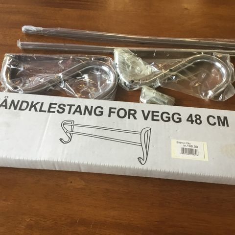 Håndklestang for vegg