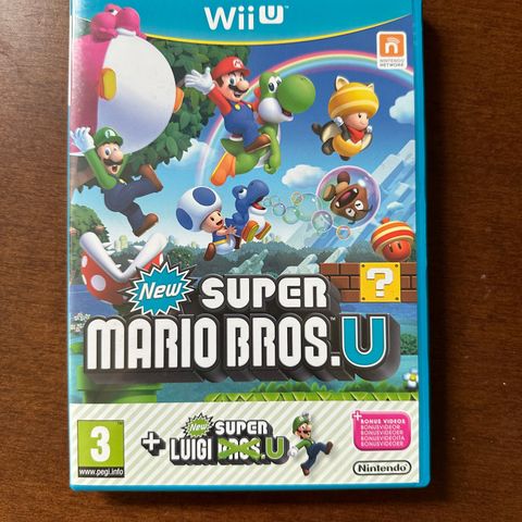 New Super Mario Bros U + Luigi U selges!