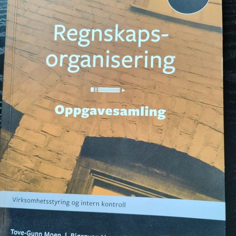 Regnskapsorganisering - oppgavesamling