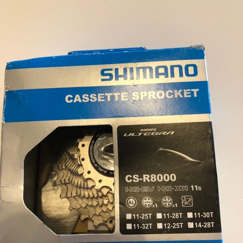 Shimano Ultegra CS-R8000 Kassett 11-delt 14-28T